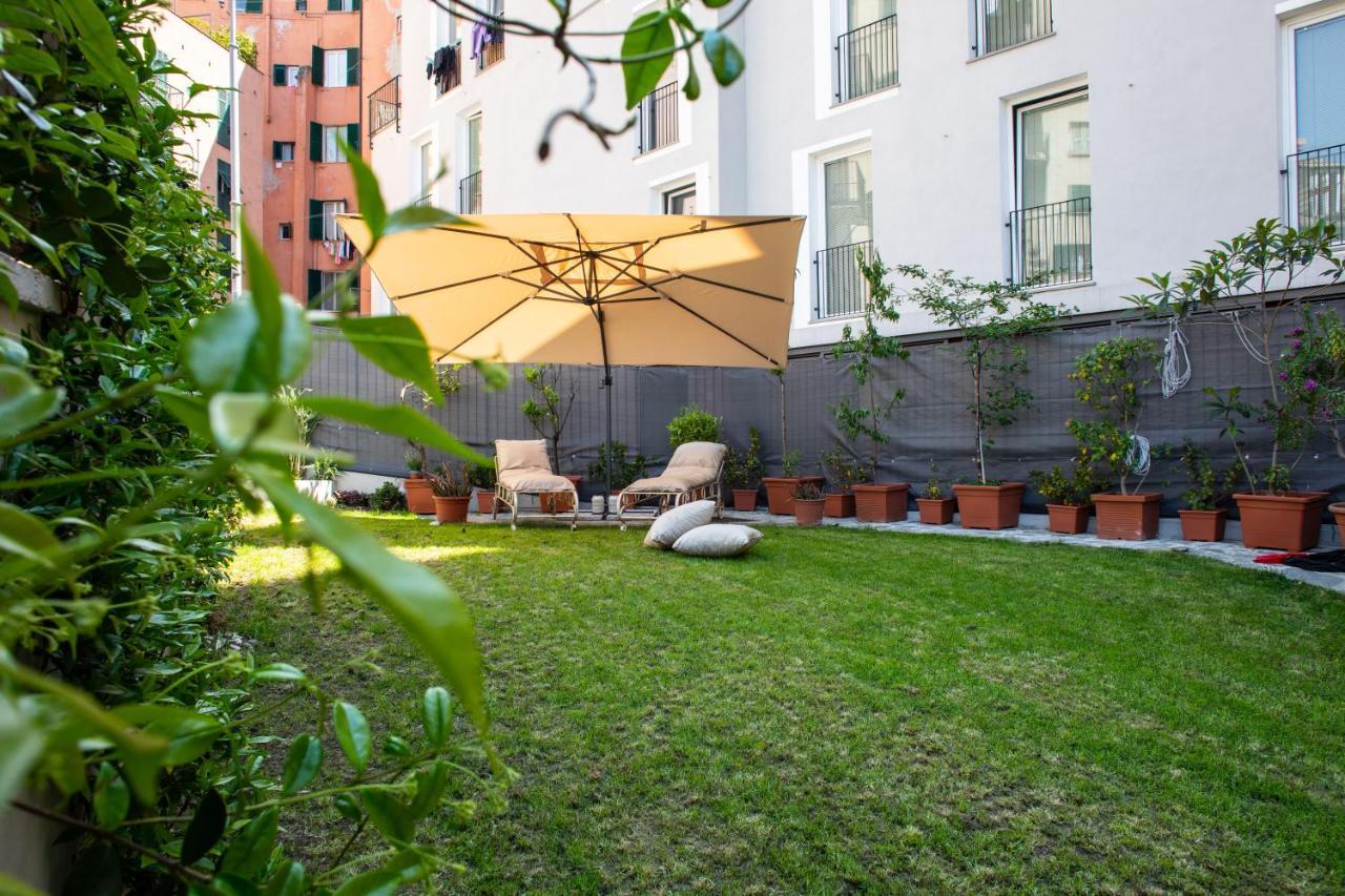 Giardino In Centro Storico -Appartamento Con Giardino, Genova Centro Storico, Acquario מראה חיצוני תמונה