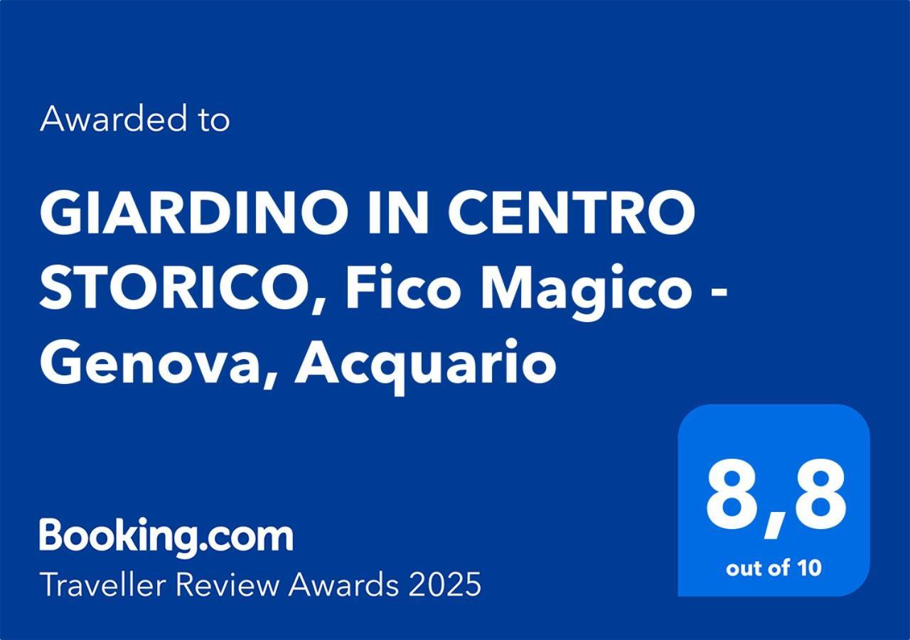 Giardino In Centro Storico -Appartamento Con Giardino, Genova Centro Storico, Acquario מראה חיצוני תמונה